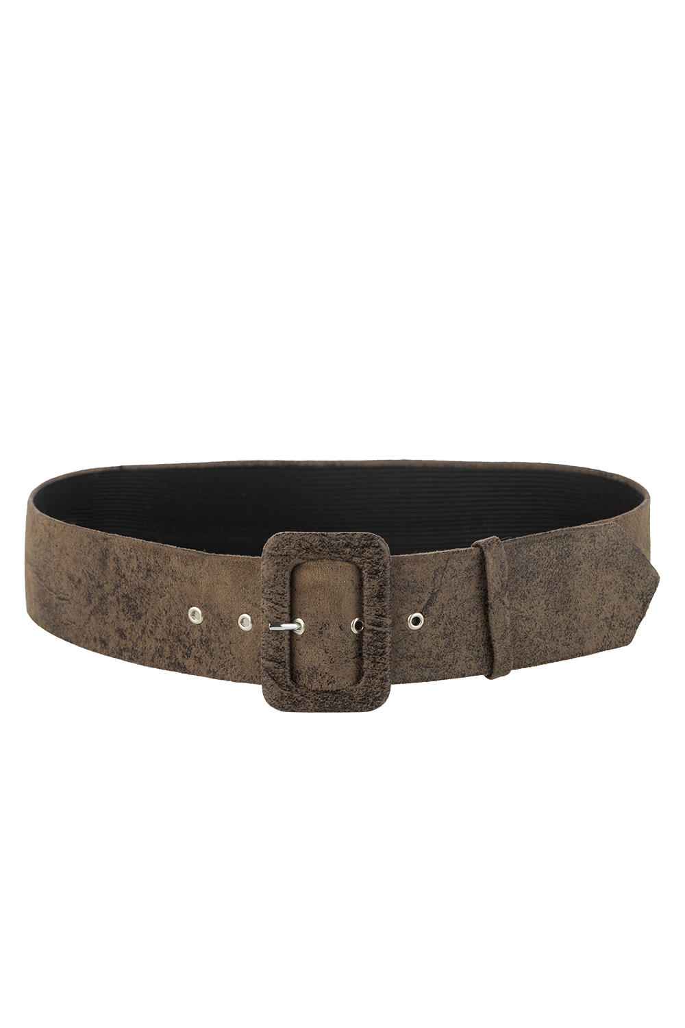 OVERSIZED PHEASANT PATTERN FAUX FUR COAT WITH BELT - ESSENTIALS