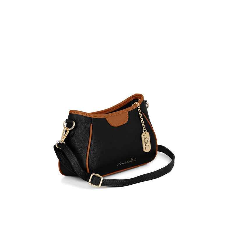 Manfrina- WB113901-BLACK-CUOIO (124)