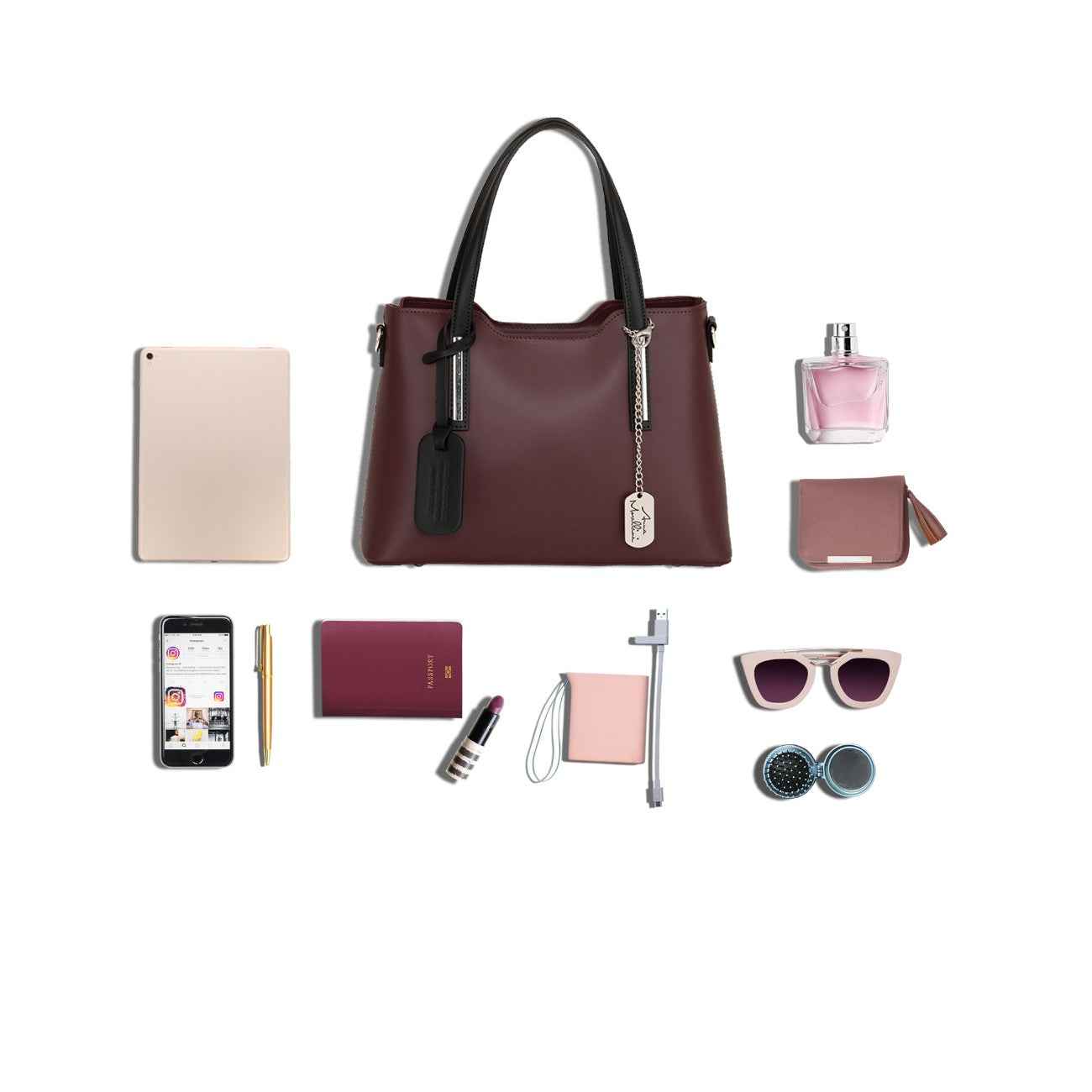 Dalila- WB119177-BORDEAUX-BLACK (555)