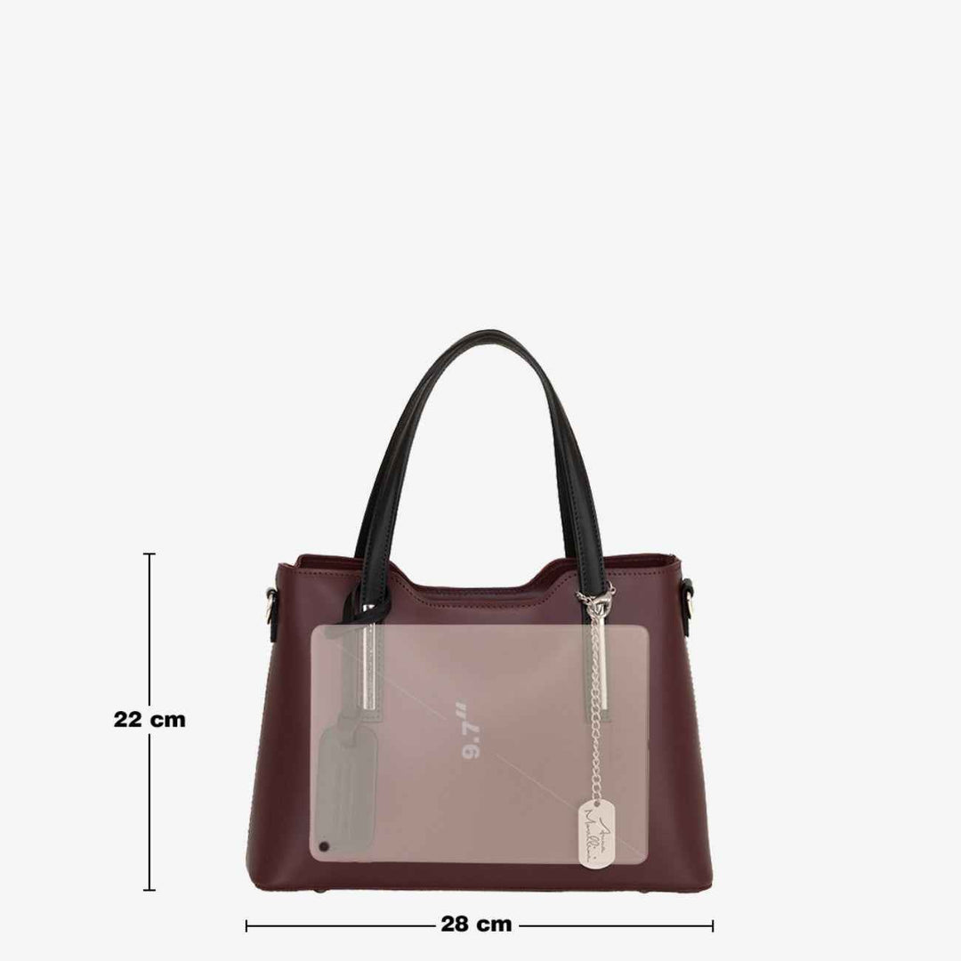 Dalila- WB119177-BORDEAUX-BLACK (555)