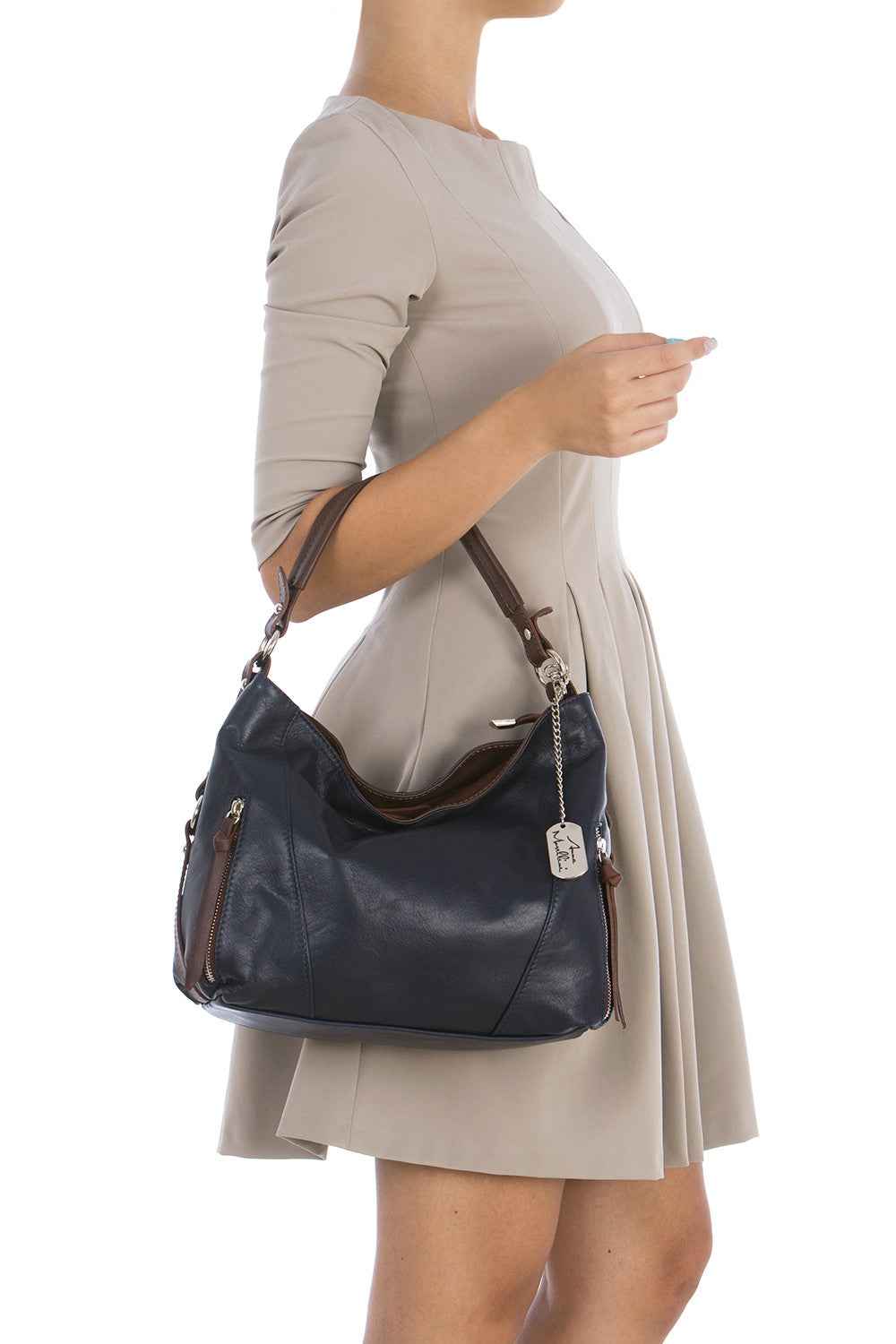 Noalia- WB158034-NAVY/CUOIO (488)