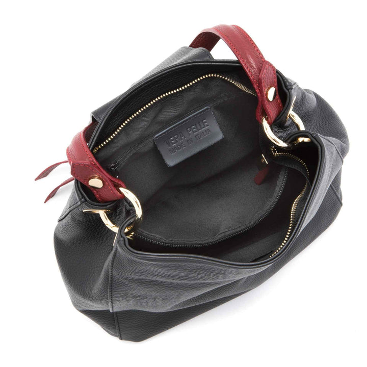 Marianna - WB390817-BLACK+BORDO (D28+D10)