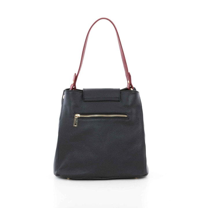 Marianna - WB390817-BLACK+BORDO (D28+D10)
