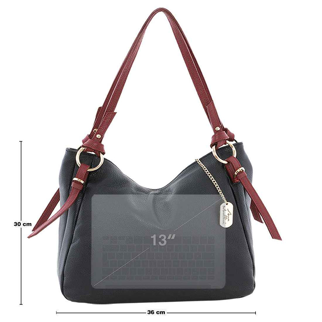 Gilda - WB390818-BLACK+BORDO (D28+D10)