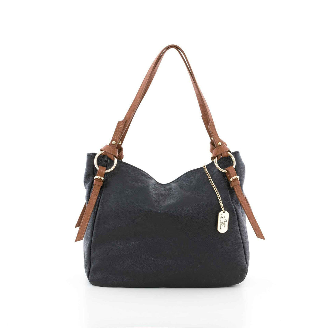 Gilda - WB390818-BLACK+COGNAC (D28+D17)
