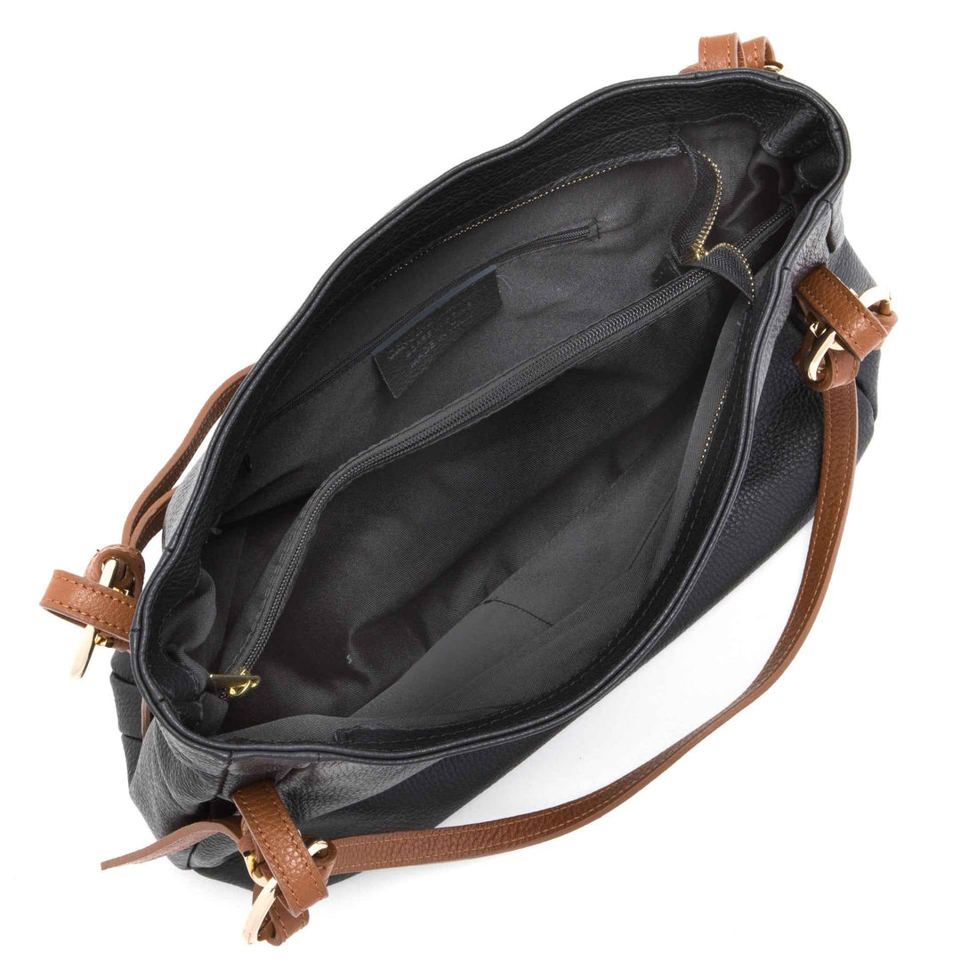 Gilda - WB390818-BLACK+COGNAC (D28+D17)