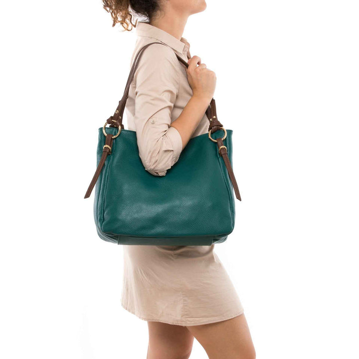 Gilda - WB390818-VERDE+BROWN (D91+D21)