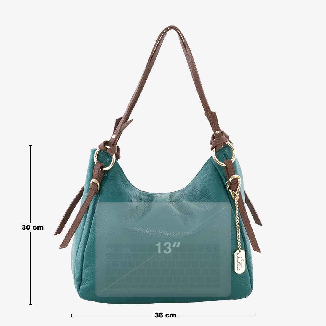 Gilda - WB390818-VERDE+BROWN (D91+D21)