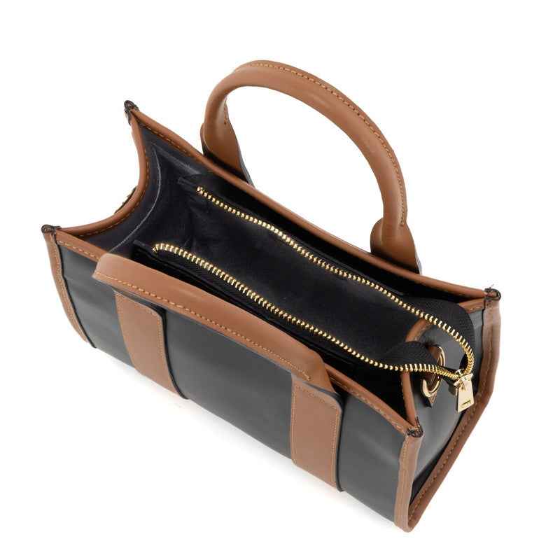 Litana- WB390861-NERO+CUOIO