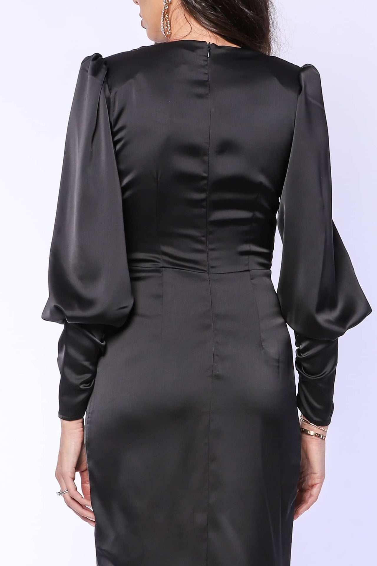 YVN GALA SATIN MAXI DRESS