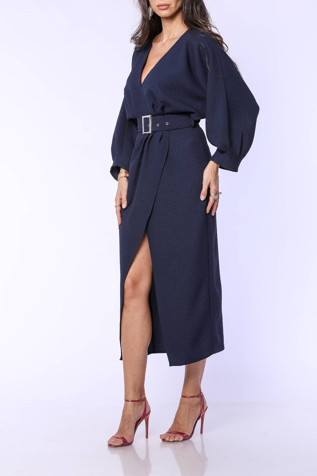 YVN CLASSY ELEGANCE MIDI DRESS - Fashion Roots