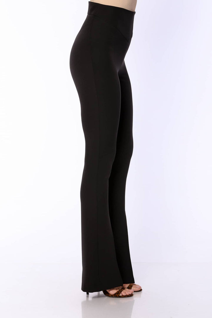 YVN FRONT SLIT FLARED PANTS - Fashion Roots