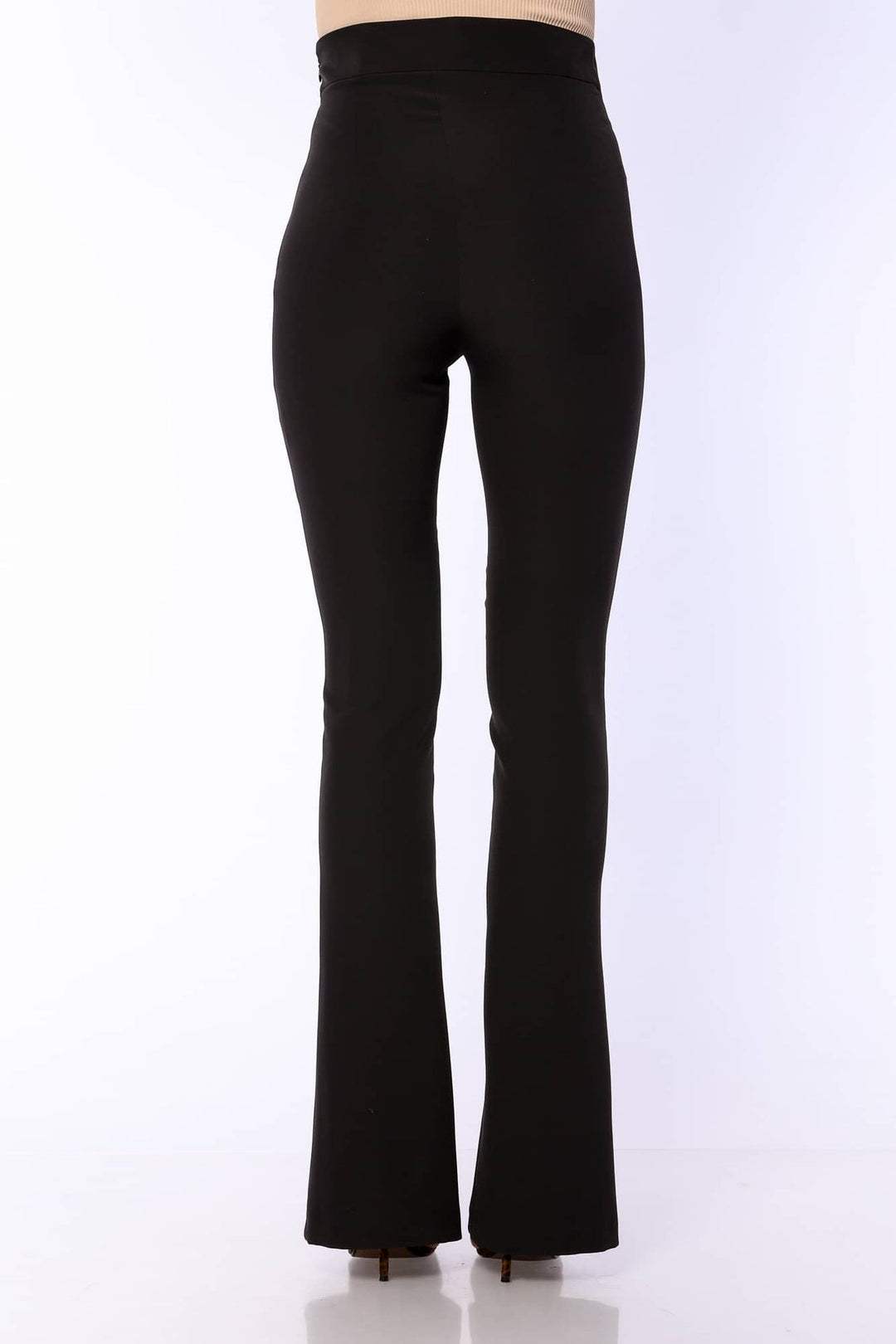 YVN FRONT SLIT FLARED PANTS - Fashion Roots