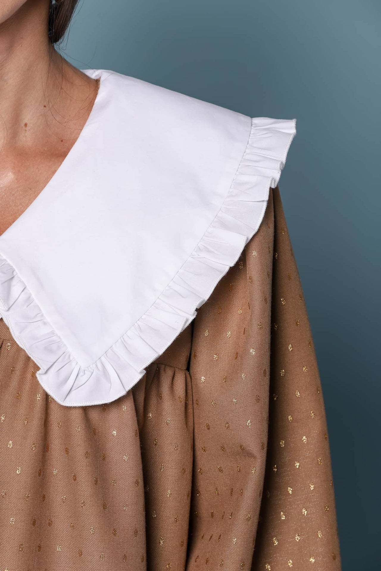 YVN VICTORIA ROBE MINI AMPLE À DÉTAILS VINTAGE