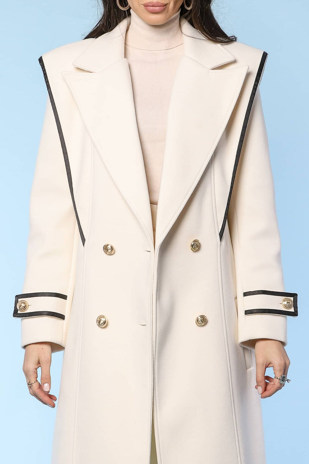MANTEAU LONG YVN POWER STATEMENT
