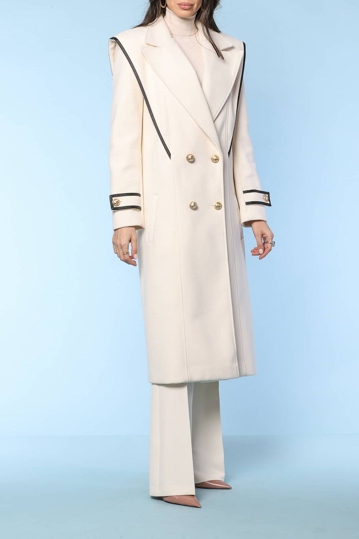YVN POWER STATEMENT LONG COAT - Fashion Roots