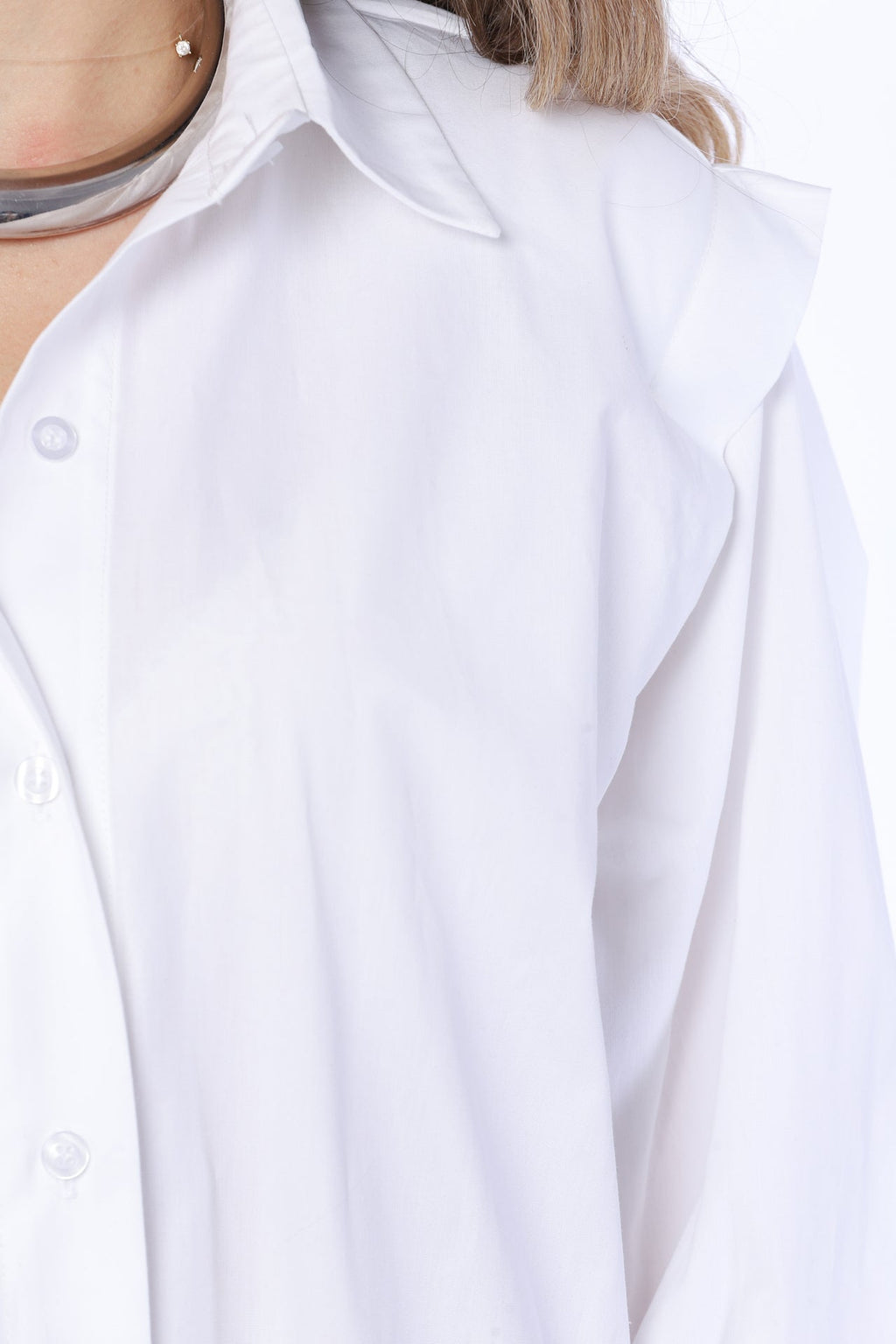 YVN MINI ROBE-CHEMISE À MANCHES BOUFFANTES