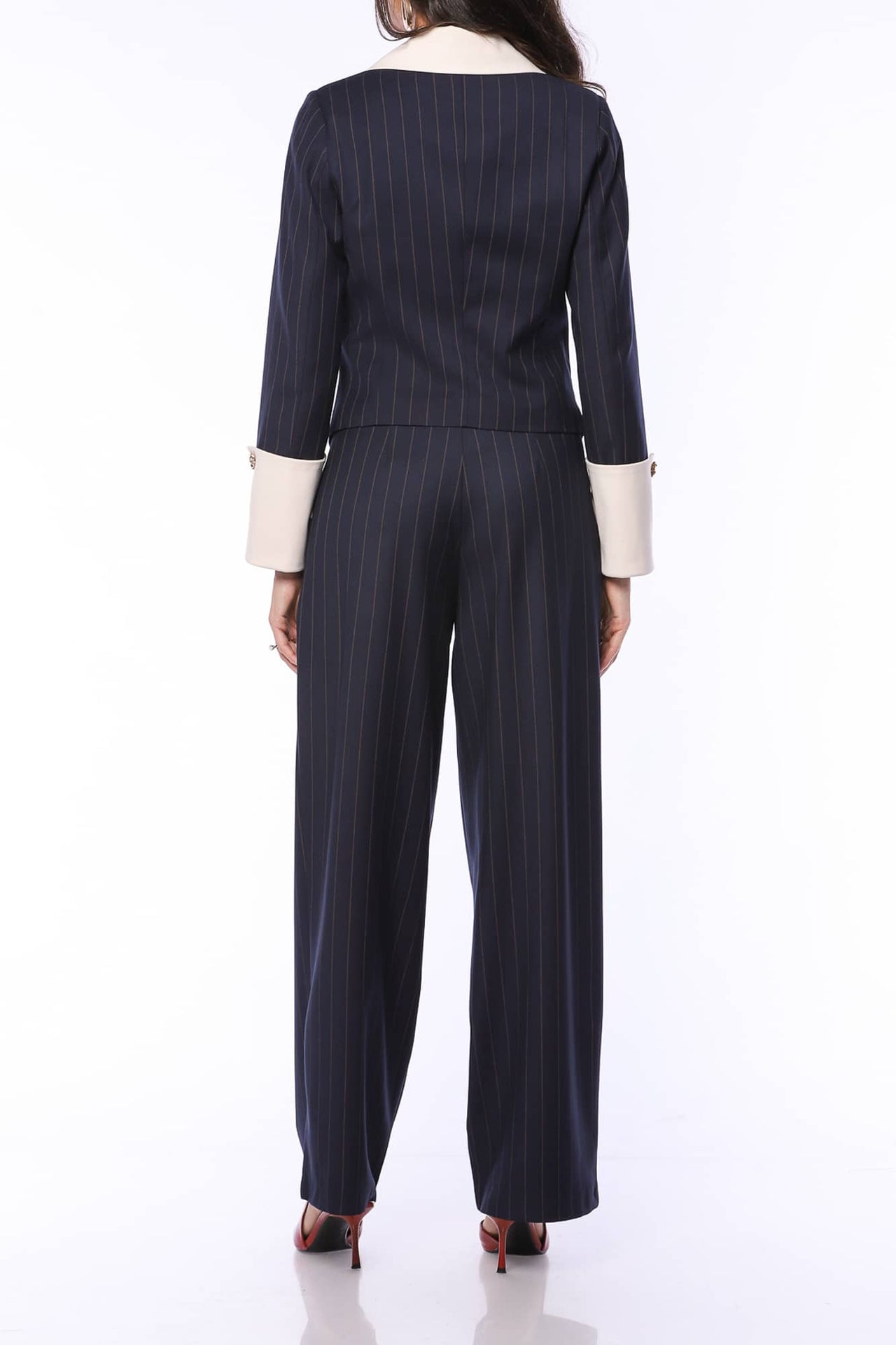 YVN TWILIHT GROWN BLAZER WITH POINTED COLLAR