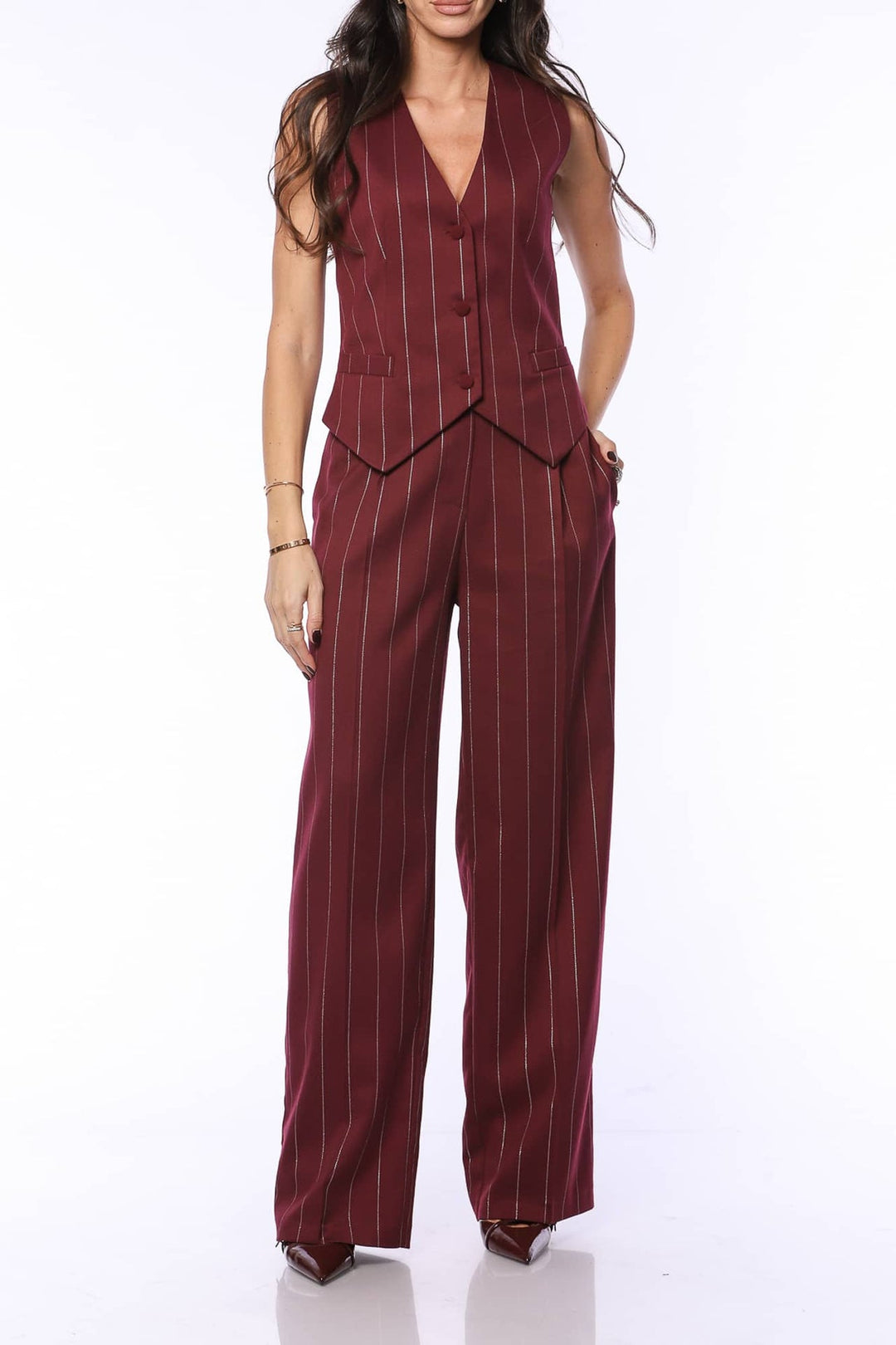 YVN Boss Babe High Waist Pants - Fashion Roots