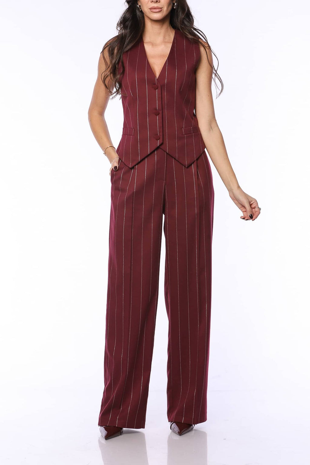 Pantalon taille haute YVN Boss Babe