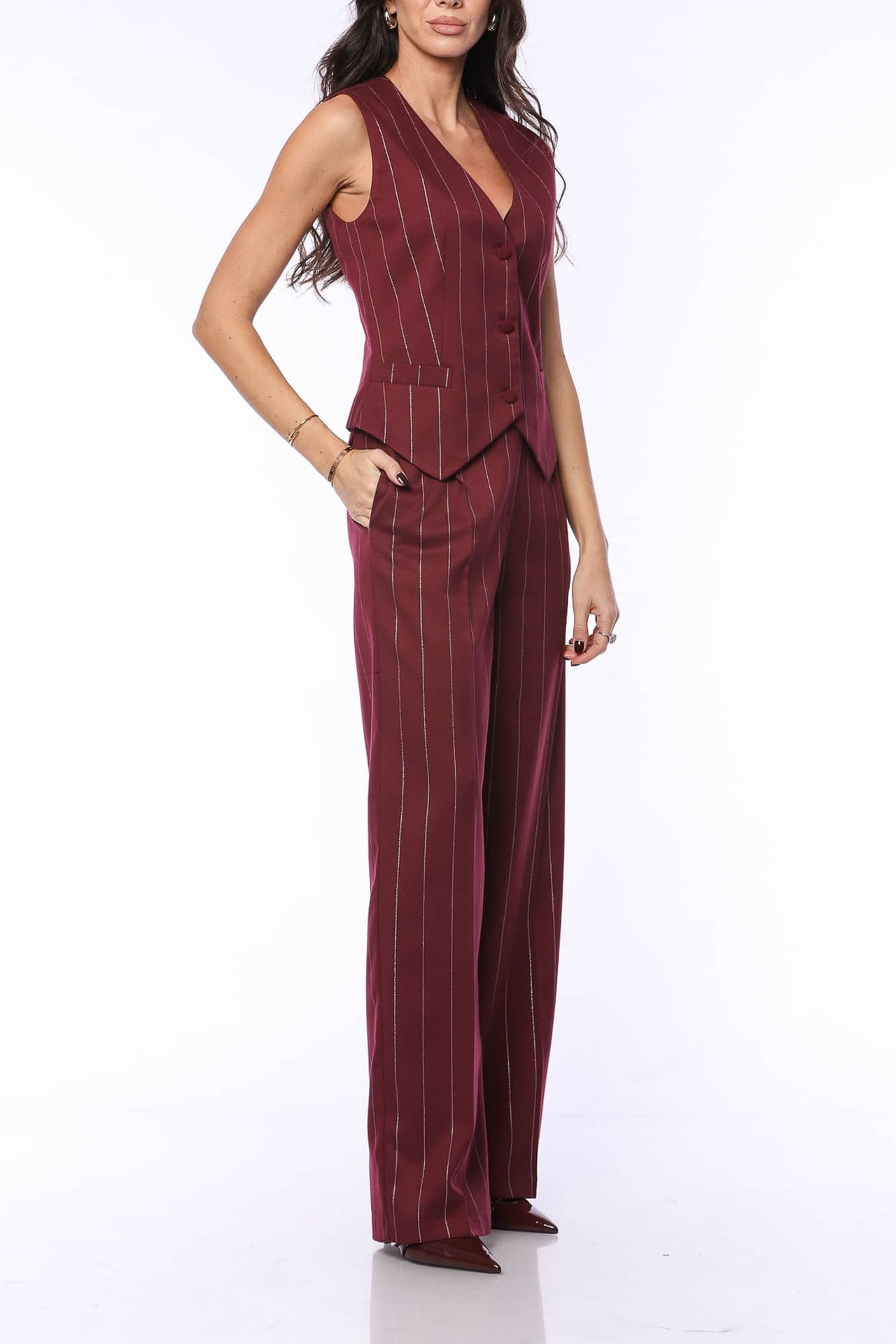 Pantalon taille haute YVN Boss Babe