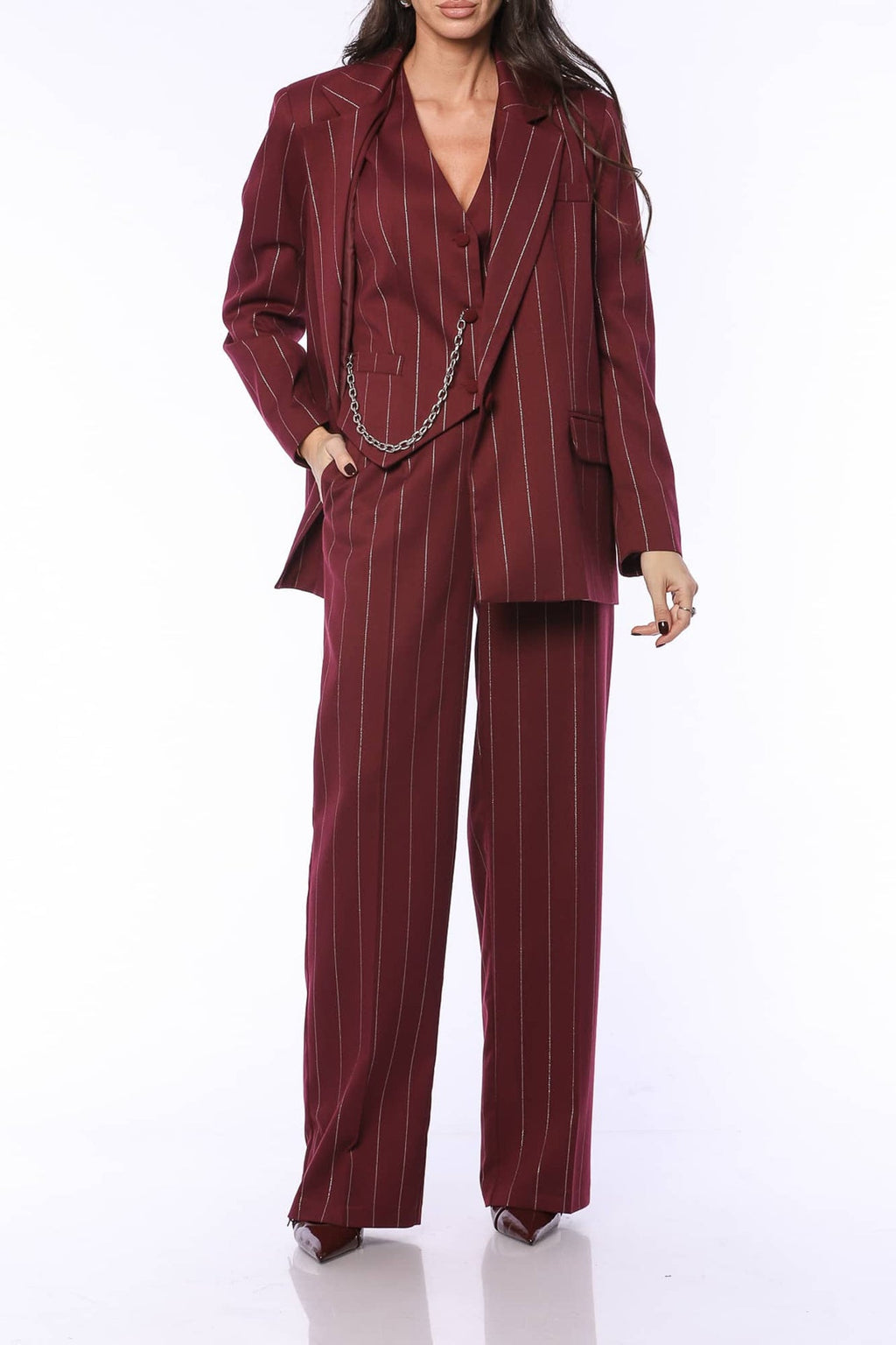 Blazer surdimensionné YVN Boss Babe