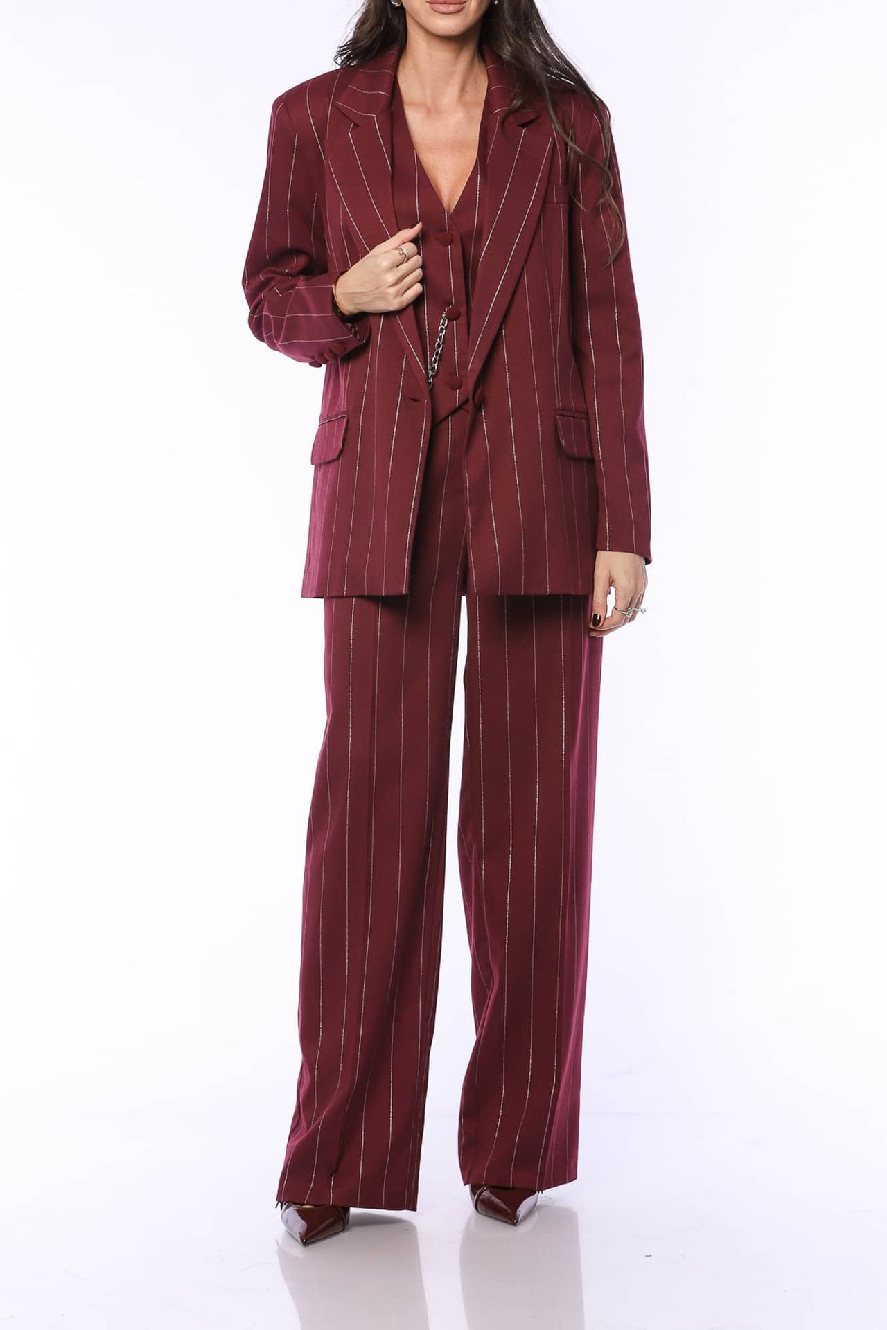 Blazer surdimensionné YVN Boss Babe