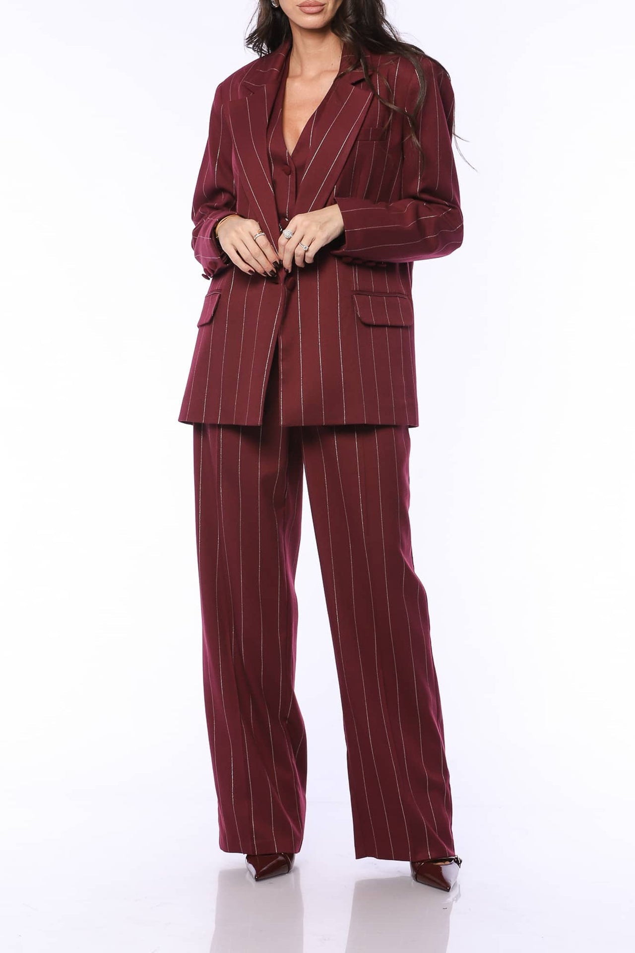 Blazer surdimensionné YVN Boss Babe