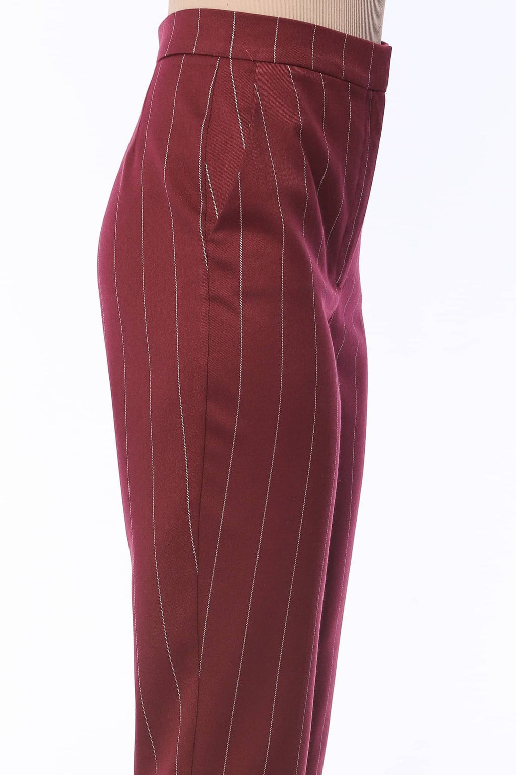 Sophisticated Straight Striped Pants