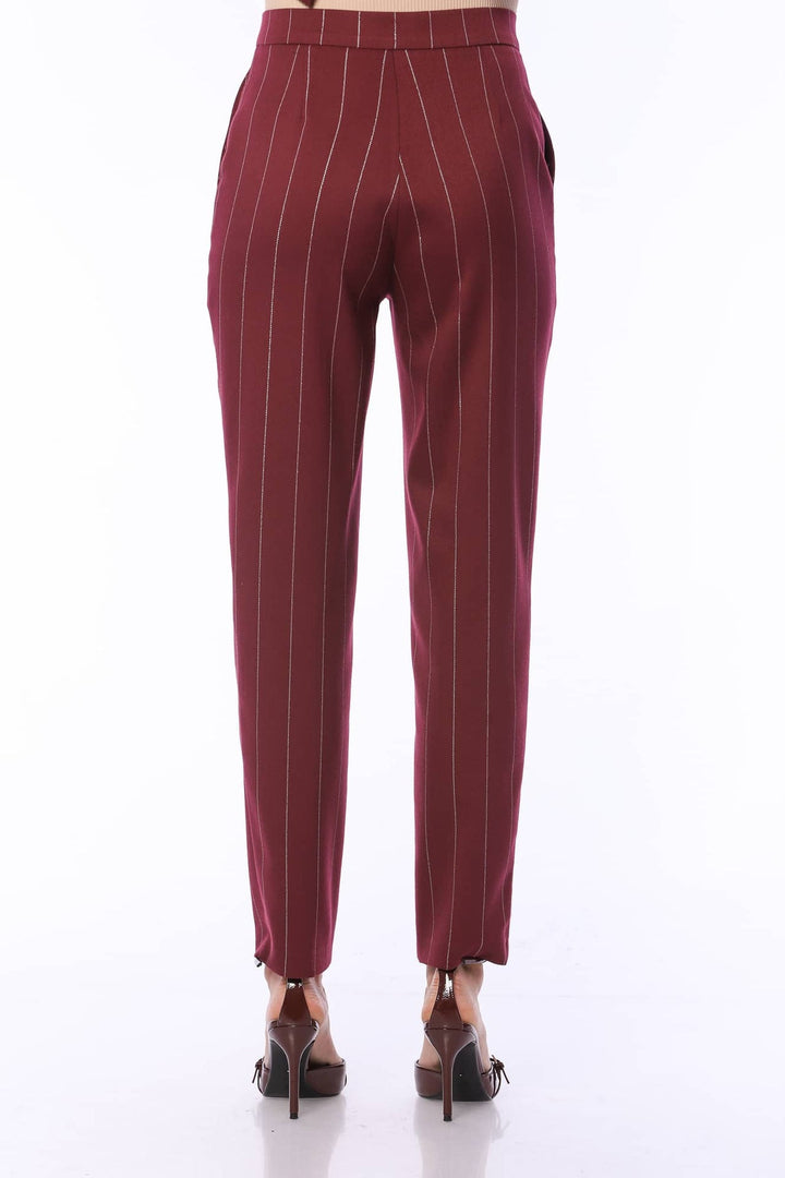 Sophisticated Straight Striped Pants - Fashion Roots