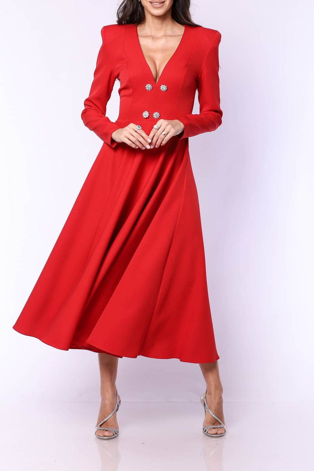YVN ELEGANCE IN MOTION MIDI DRESS - Fashion Roots