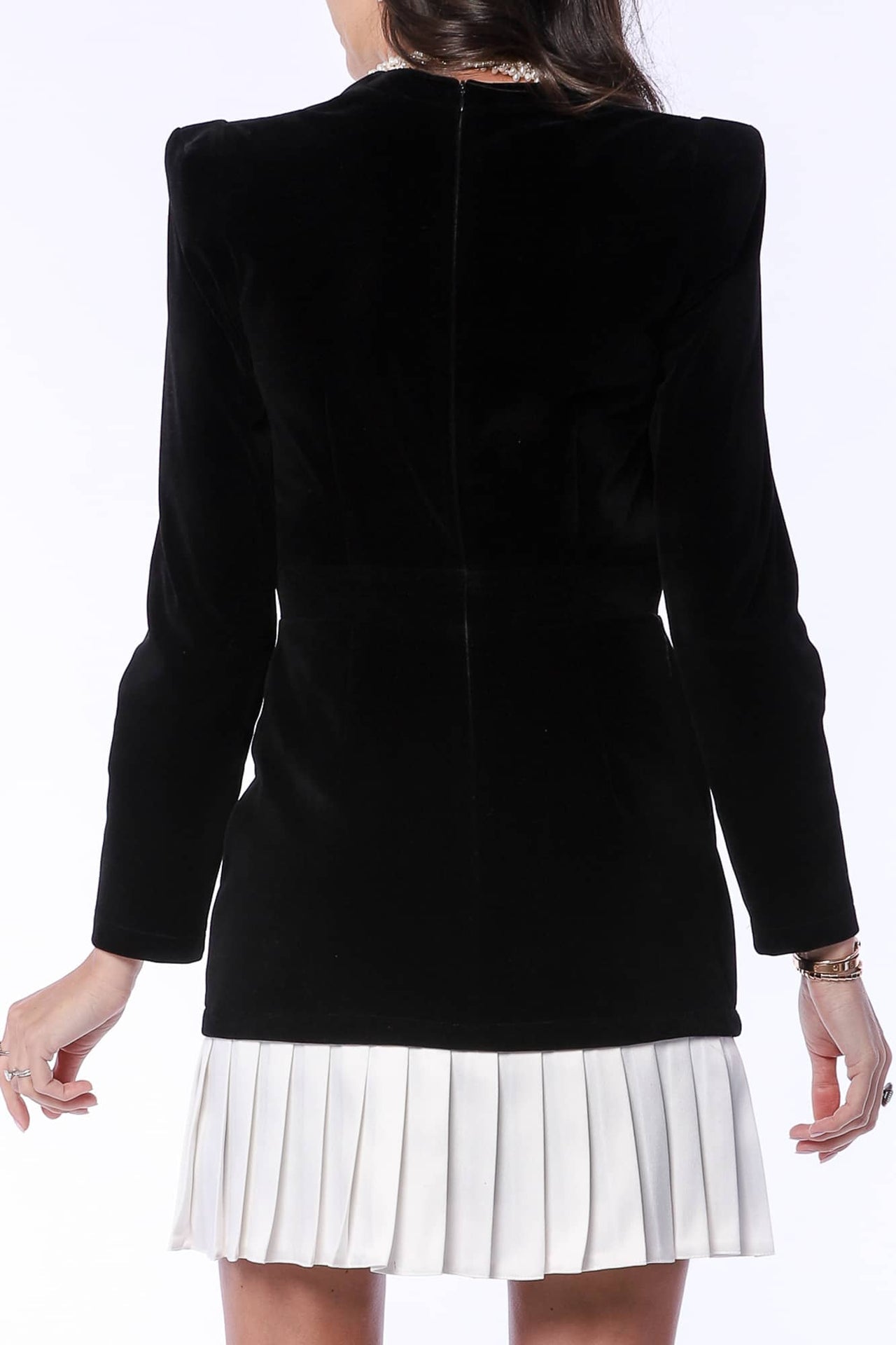 ROBE MINI YVN NOIR ET BLANC