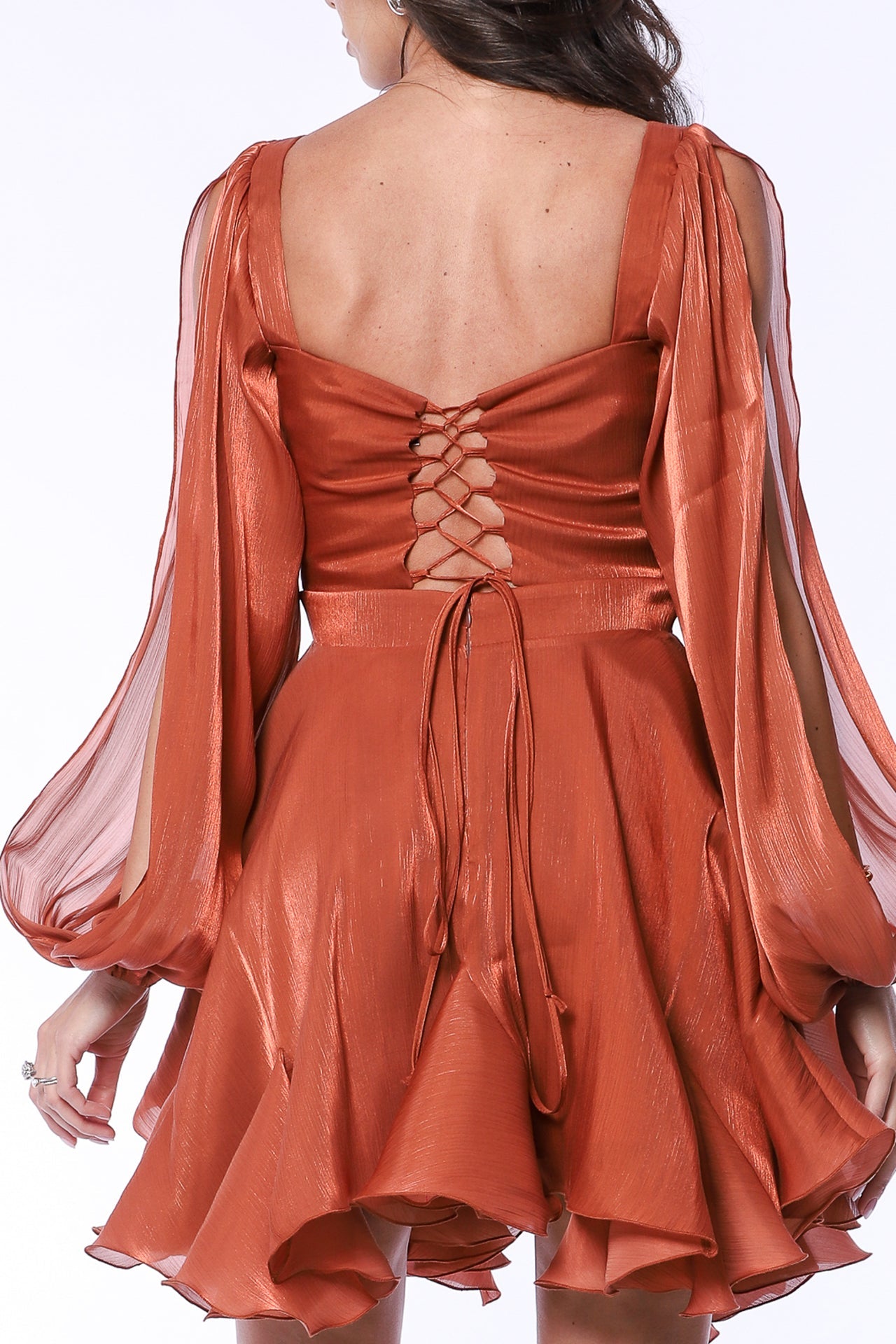 ROBE MINI YVN CARMIN