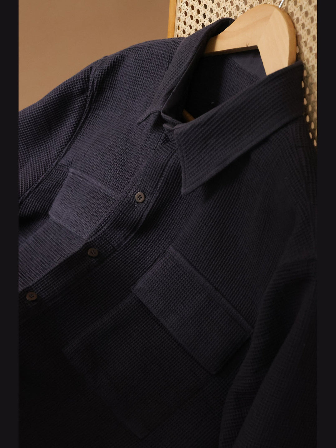 GENE - The Cove Cotton Pique Shirt - Fashion Roots