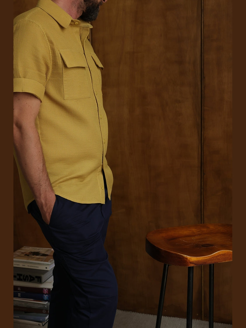GENE - Cruz Short Sleeve Cotton shirt - Fashion Roots