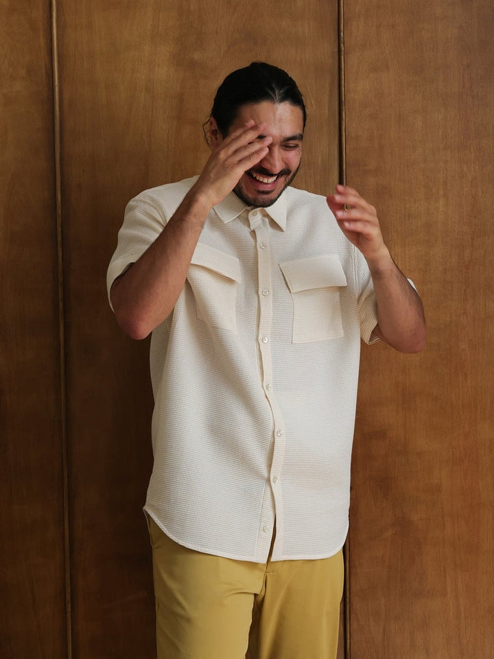GENE - Cruz Short Sleeve Cotton shirt - Fashion Roots