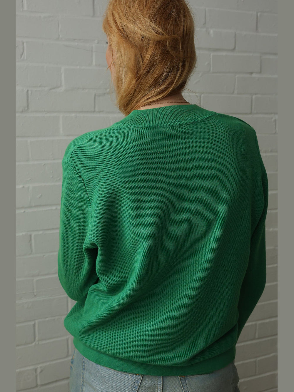 GENE - Fern Frame V-Neck Sweater - Fashion Roots