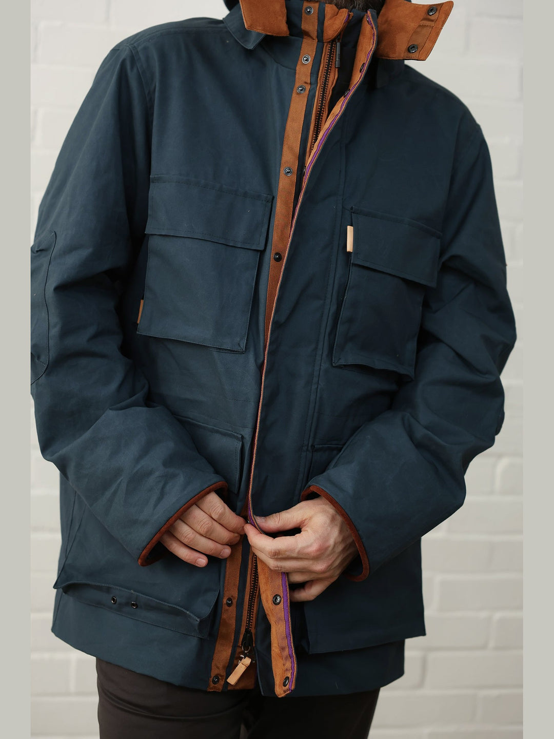 GENE - The Hawthorn Parka in navy - Fashion Roots