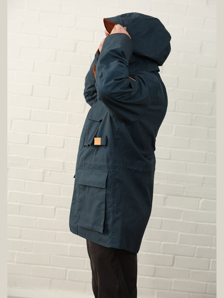 GENE - The Hawthorn Parka in navy - Fashion Roots