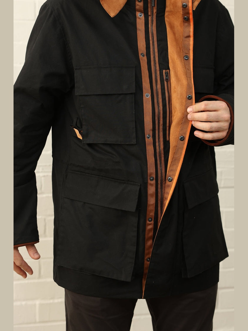 GENE - Hawthorn Parka in black - Fashion Roots