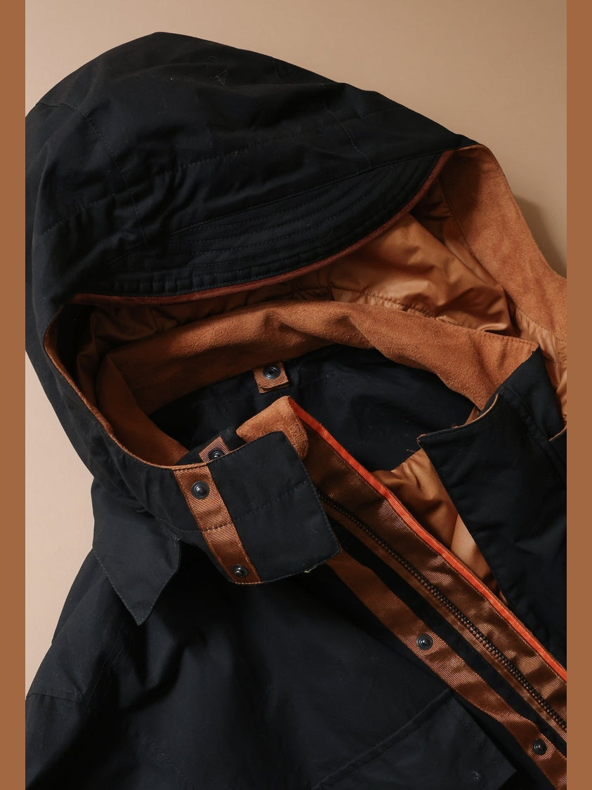 GENE - Hawthorn Parka in black - Fashion Roots