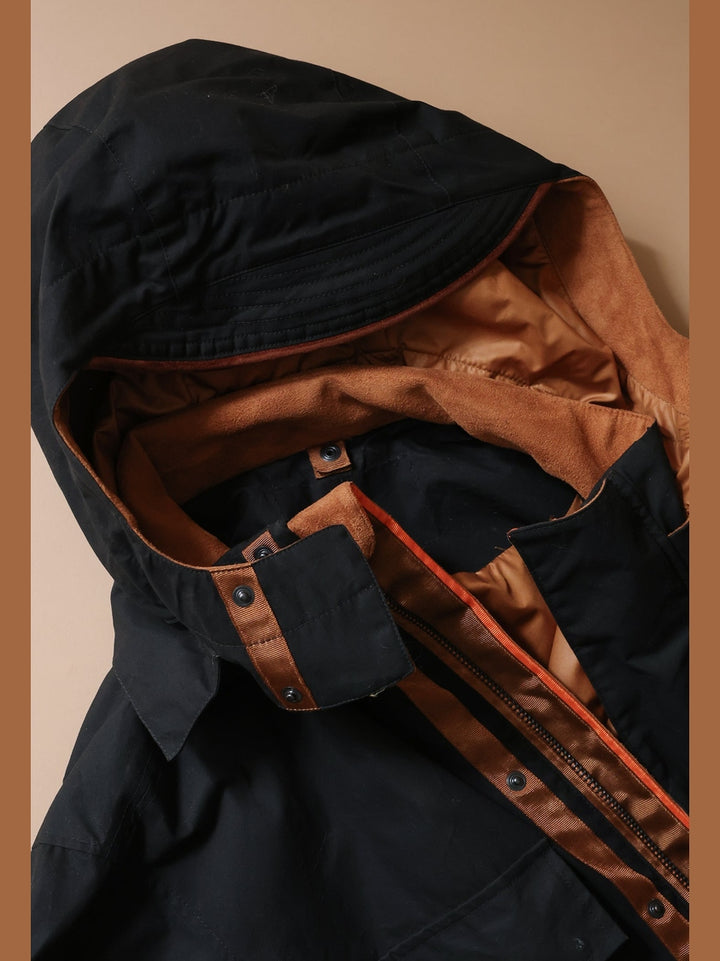 GENE - Hawthorn Parka in black - Fashion Roots