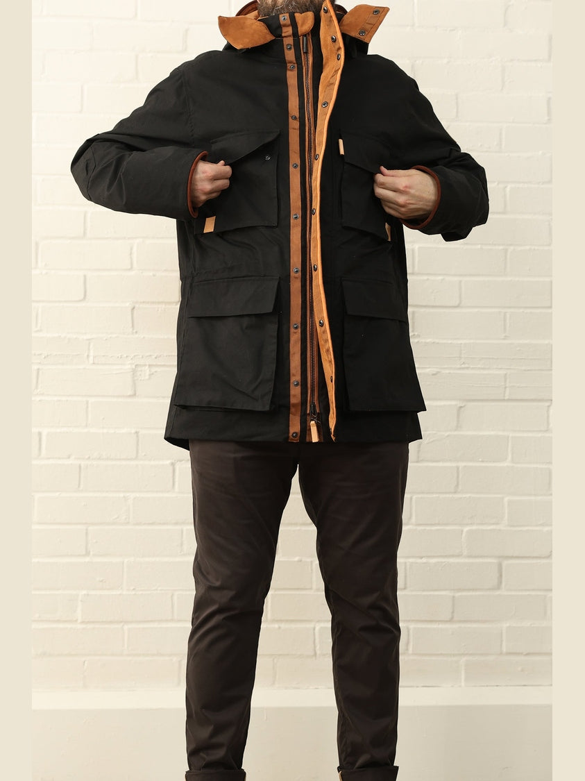 GENE - Hawthorn Parka in black
