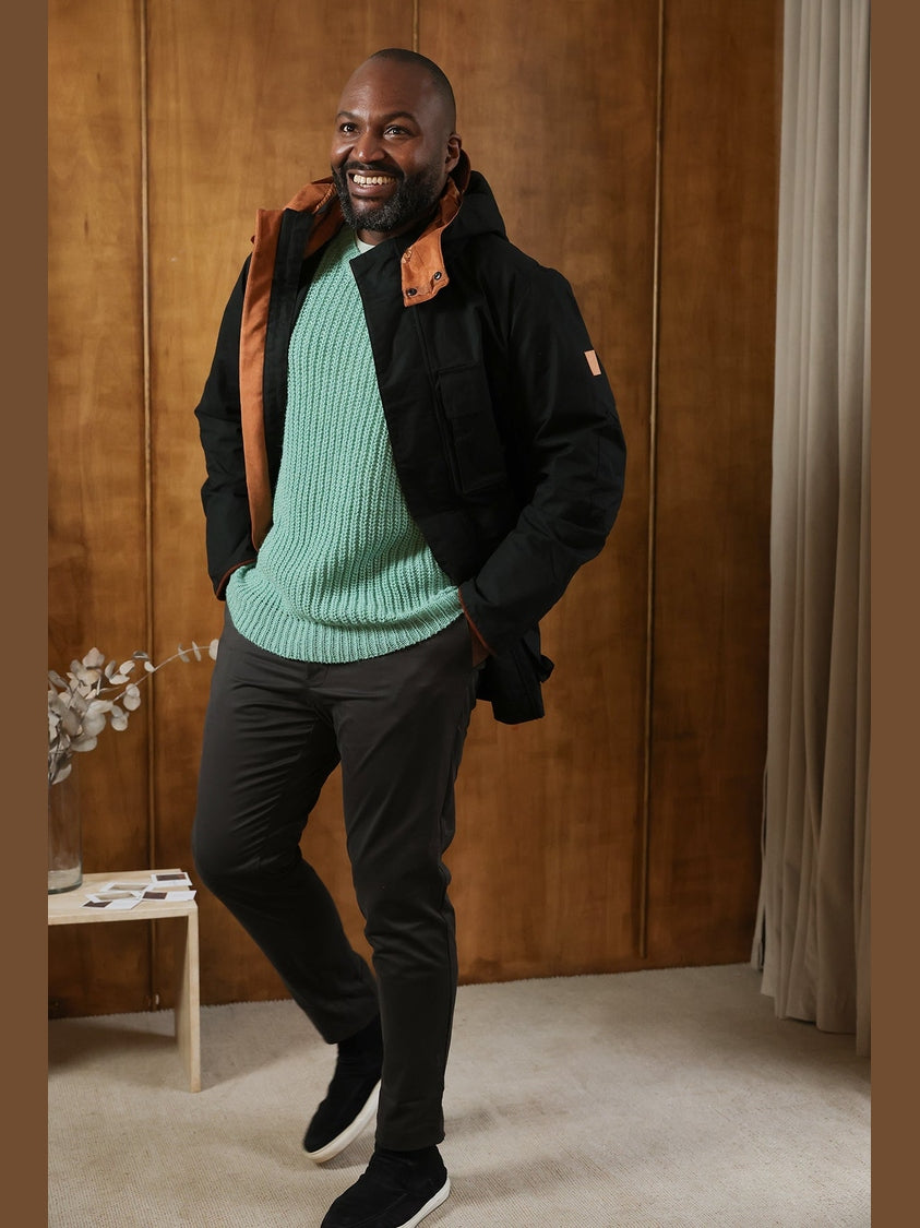 GENE - Hawthorn Parka in black