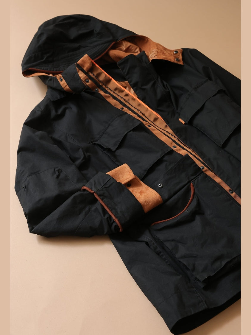 GENE - Hawthorn Parka in black - Fashion Roots
