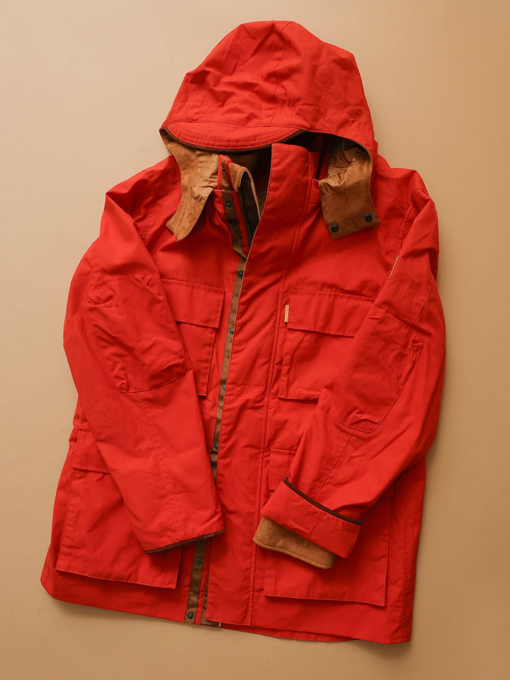 GENE - The Hawthorn Parka in burnt orange - Fashion Roots