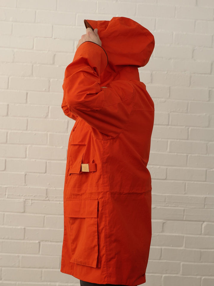 GENE - The Hawthorn Parka in burnt orange - Fashion Roots