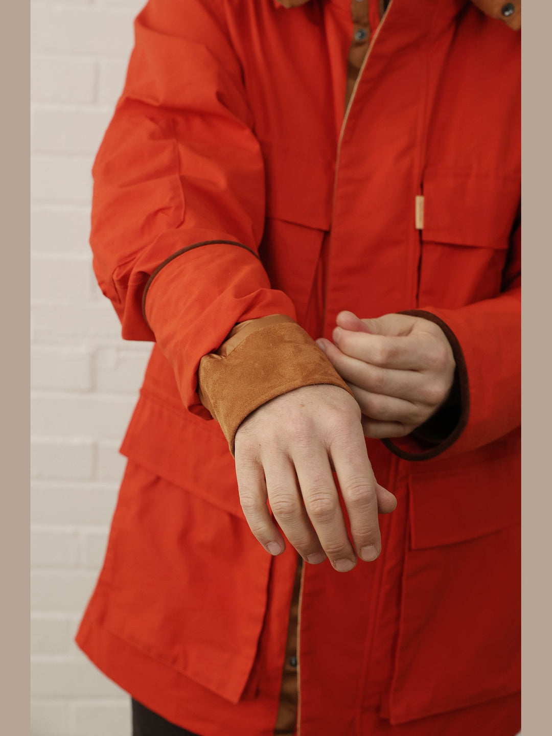 GENE - The Hawthorn Parka in burnt orange - Fashion Roots