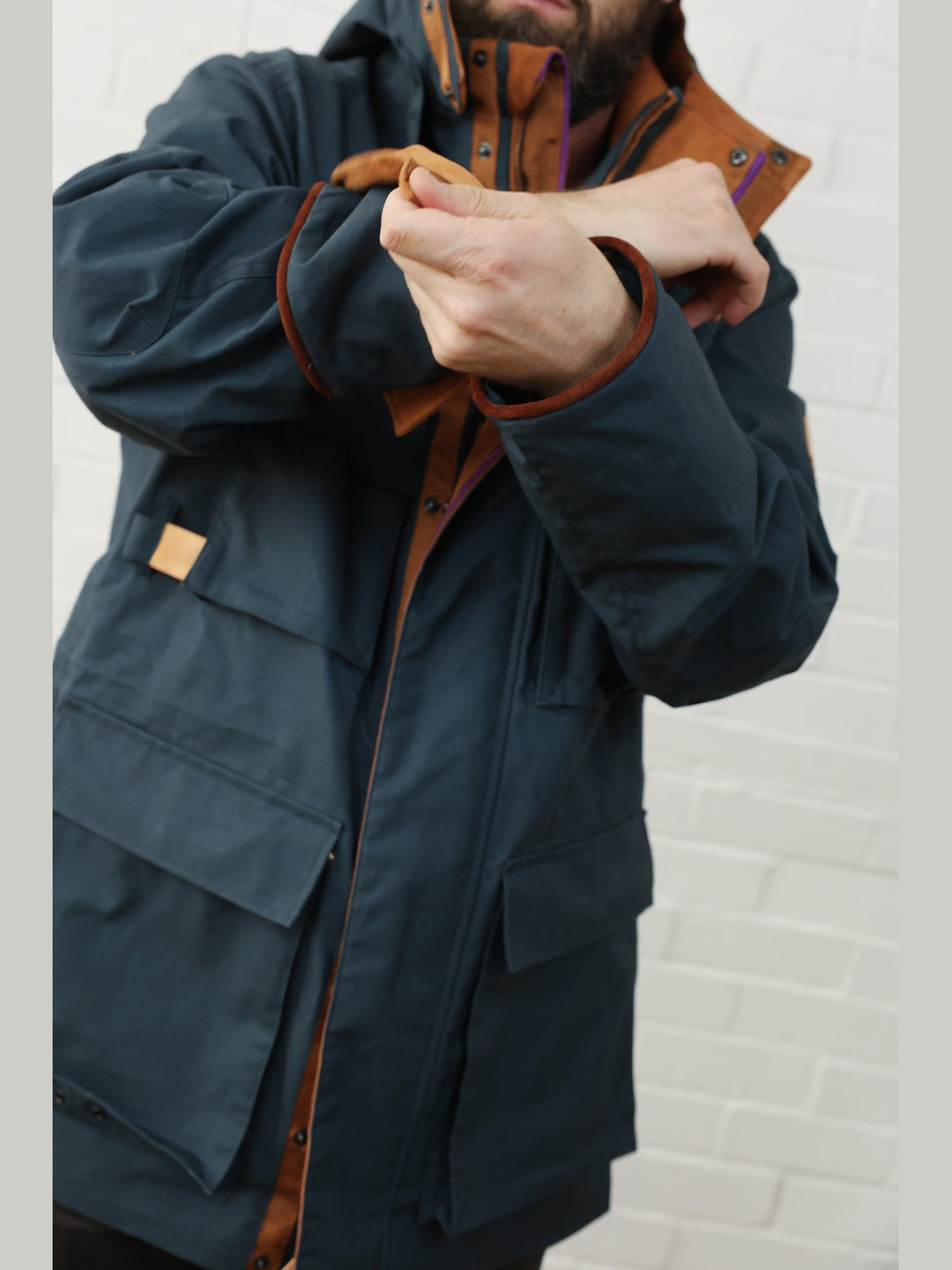 GENE - The Hawthorn Parka in navy - Fashion Roots
