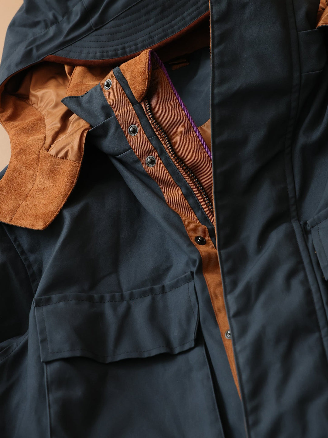 GENE - The Hawthorn Parka in navy - Fashion Roots
